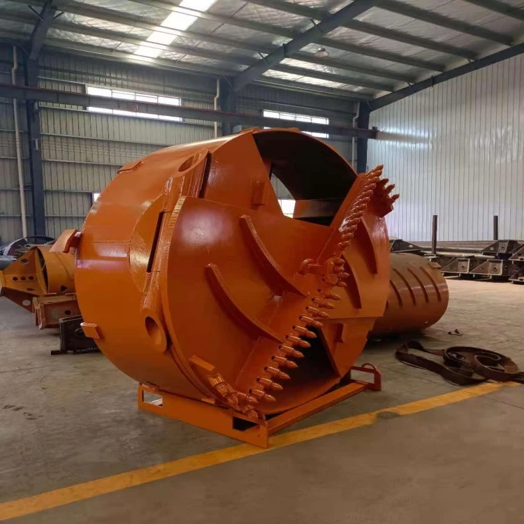 Double Cut Rock Drilling Bucket